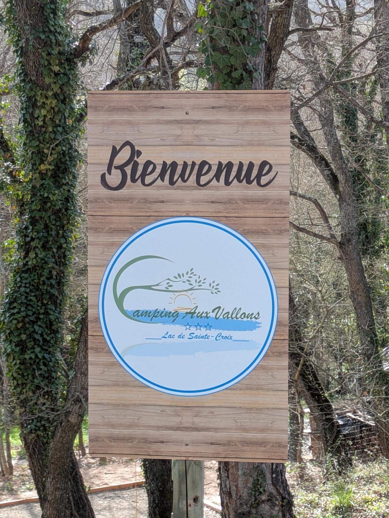 Camping Pres Du Lac De Sainte Croix Bauduen Kültér fotó
